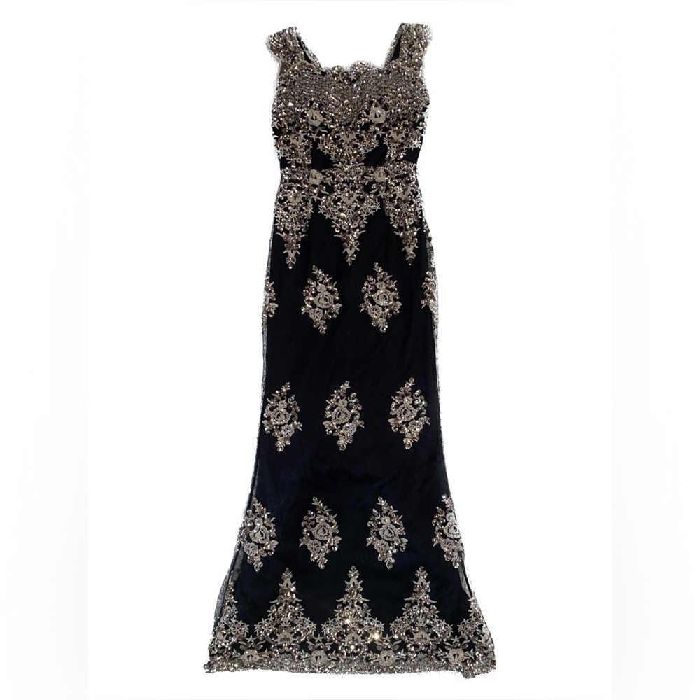 Soieblu Evening Gown with Sequins